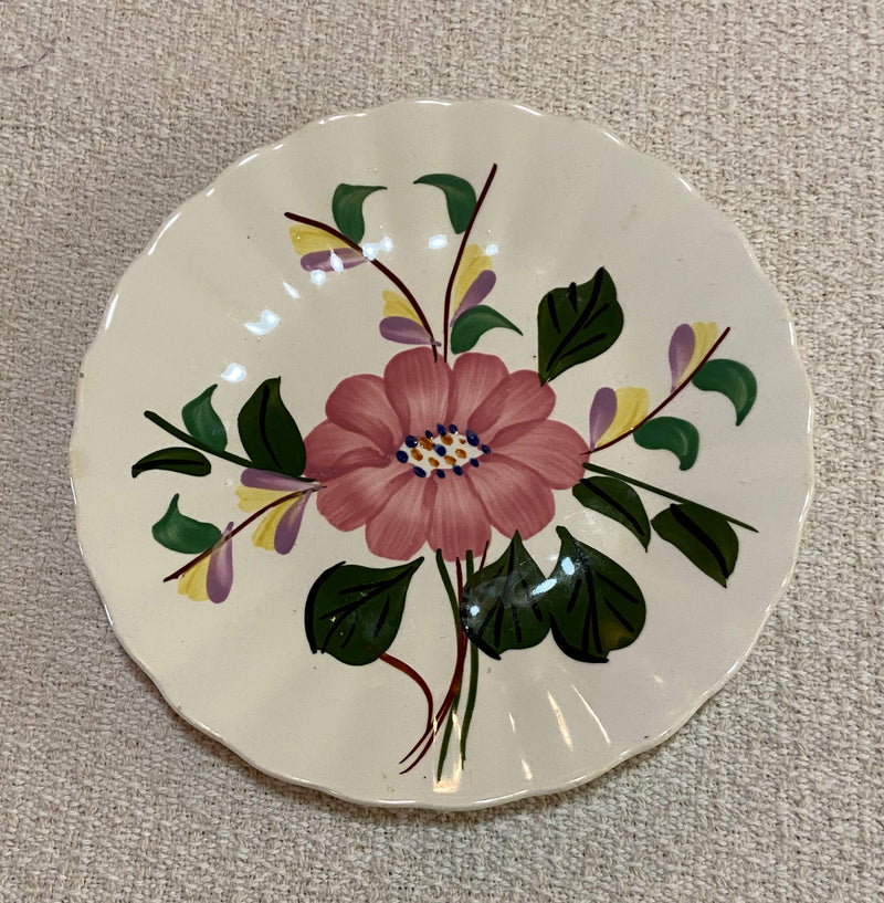 Hand Painted Salad Plate - Flower Design-2