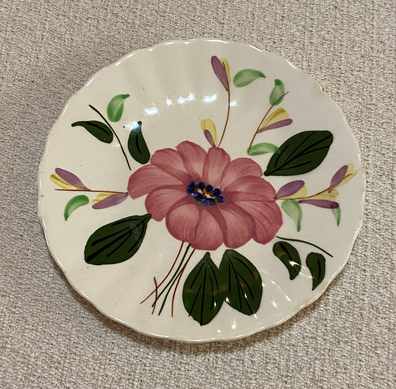 Blue Ridge Hand Painted Salad Plate - Flower Design-4