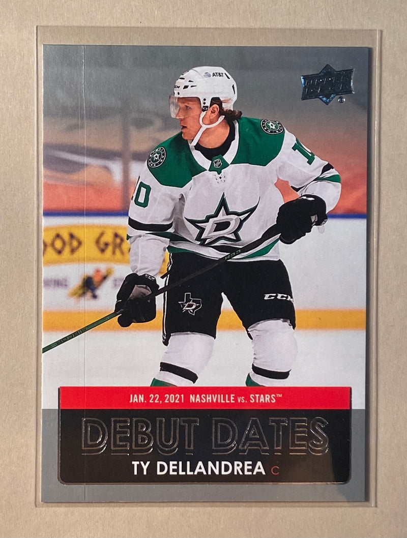 2021-22 Upper Deck DD12 Ty Dellandrea - Hockey - Debut Dates