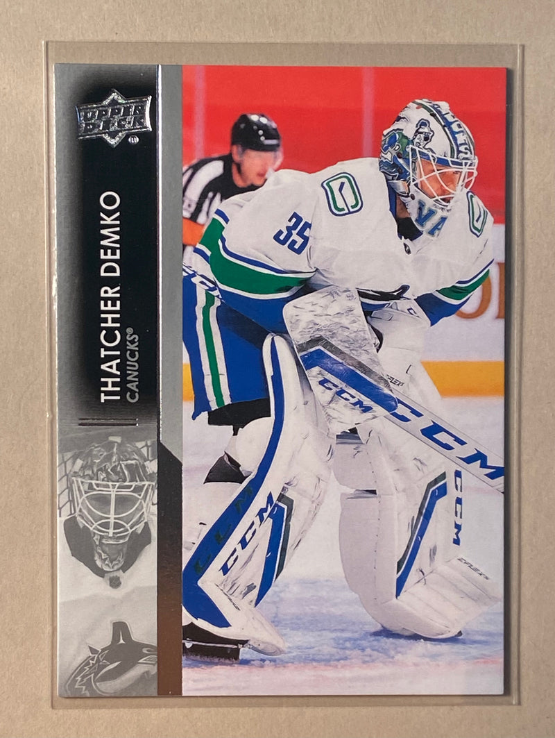 2021-22 Upper Deck 173 Thatcher Demko - Hockey