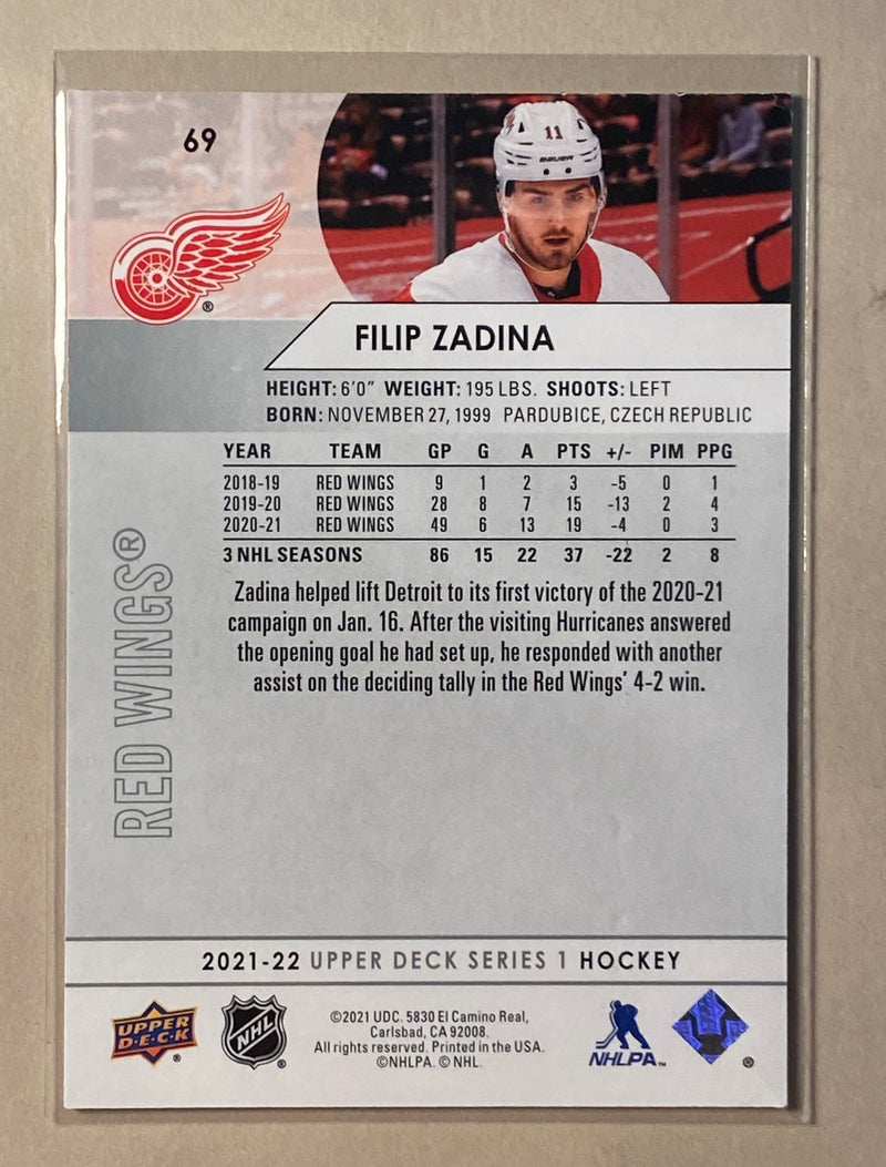 2021-22 Upper Deck 69 Filip Zadina - Hockey