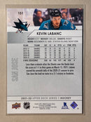 2021-22 Upper Deck 151 Kevin Labanc - Hockey