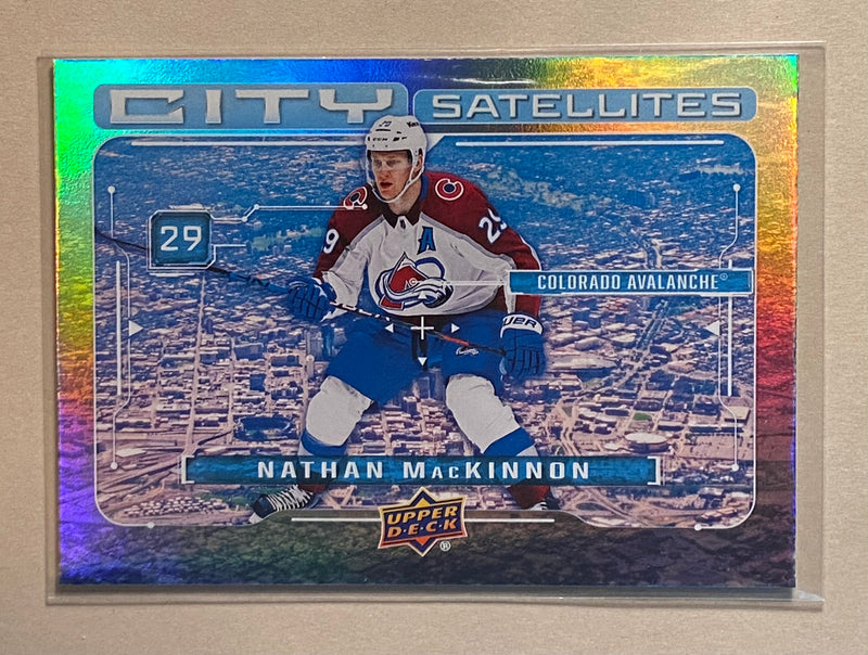 2024-25 Upper Deck CS-10 Nathan MacKinnon - Hockey - City Satellites