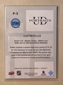 2024-25 Upper Deck - P-3 Clayton Keller - Hockey - Series 1 - UD Portraits