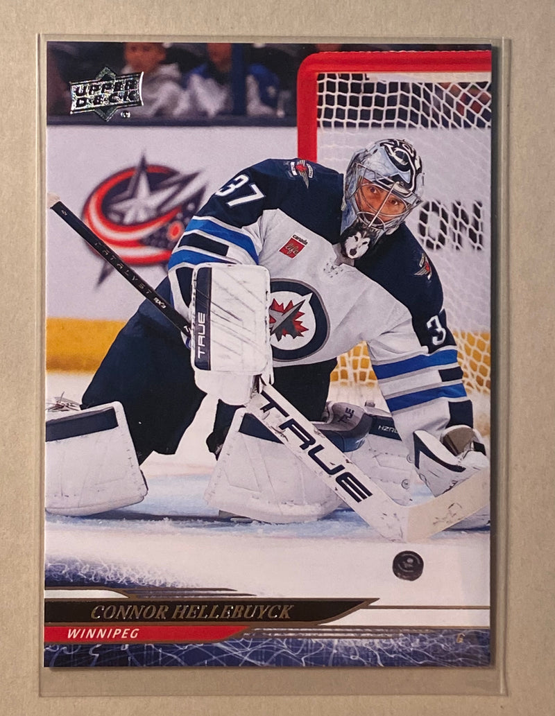 2024-25 Upper Deck 194 Connor Hellebuyck - Hockey - Series 1