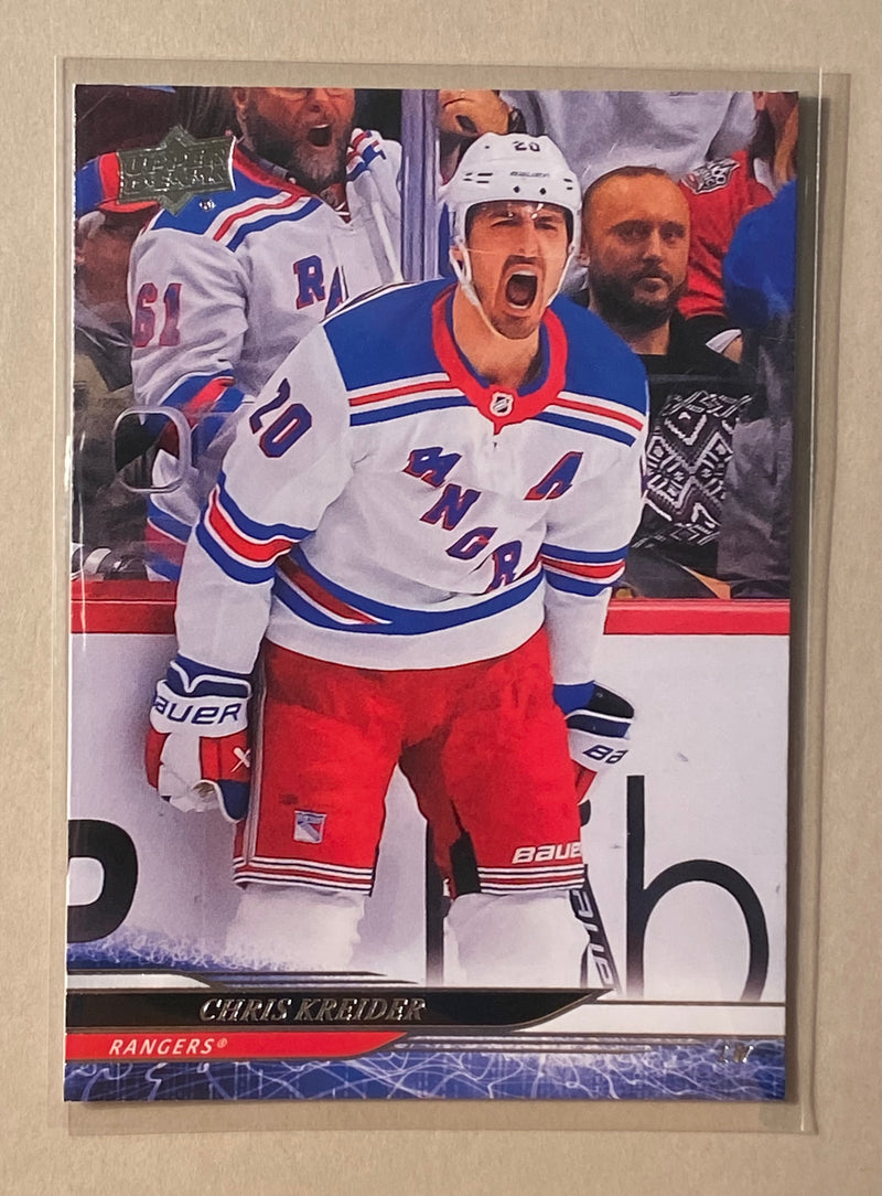 2024-25 Upper Deck 127 Chris Kreider - Hockey - Series 1