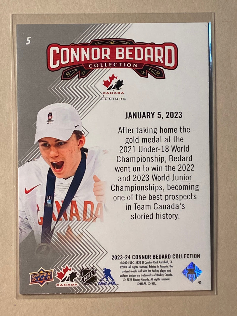 2023-24 Upper Deck 5 Connor Bedard - Collection