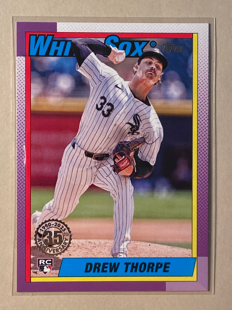 2025 Topps T90-8 Drew Thorpe - Baseball - Series 1
