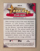2025 Topps SMLB- 30 Dylan Crews - Baseball - Stars of MLB - RC
