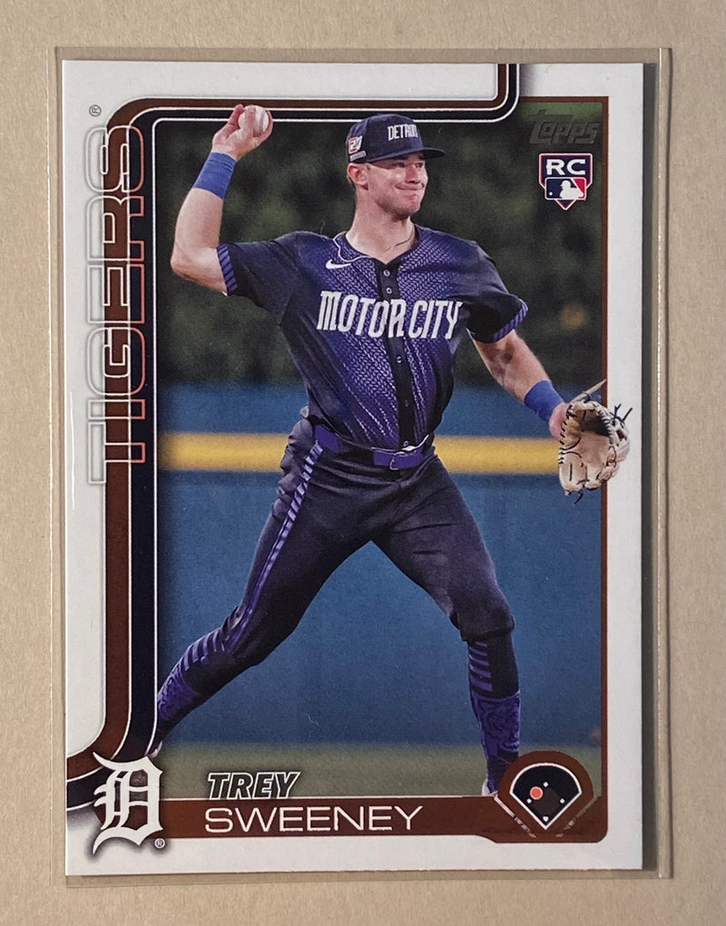 2025 Topps 67 Trey Sweeney - Baseball - Series 1 - RC