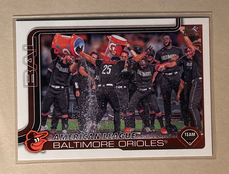 2025 Topps 170 Baltimore Orioles - Baseball - Series 1 - Team