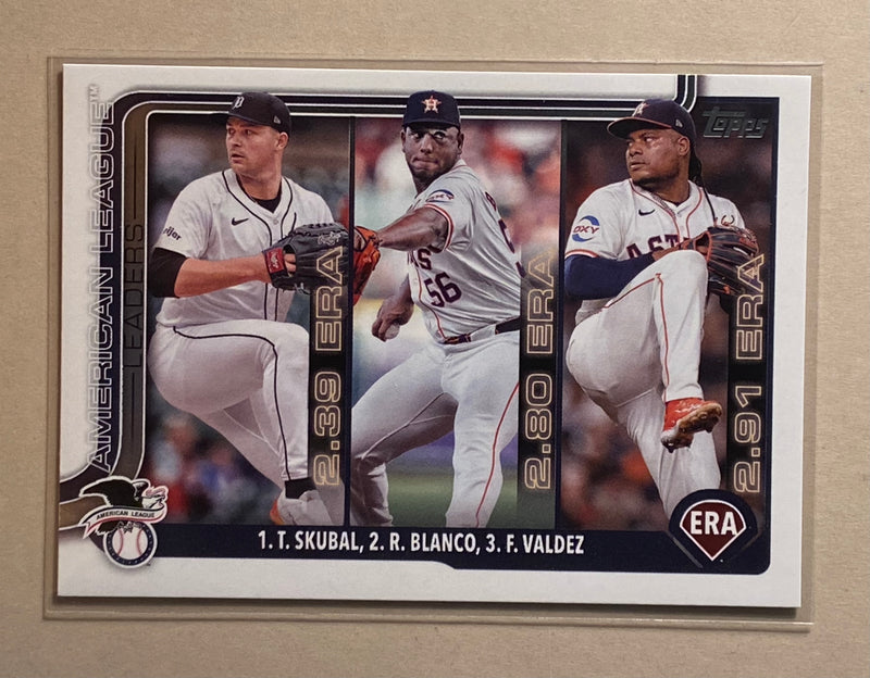 2025 Topps 5 2024 American League ERA Leaders - Baseball - Series 1