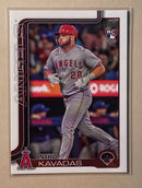 2025 Topps 278 Niko Kavadas - Baseball - Series 1 - RC