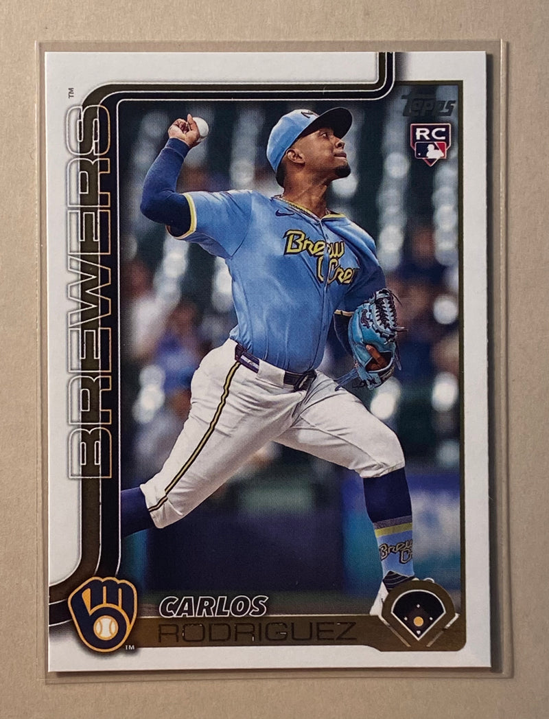 2025 Topps 16 Carlos Rodriguez - Baseball - Series 1 - RC