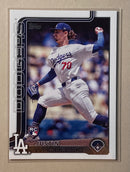 2025 Topps 204 Justin Wrobleski - Baseball - Series 1 - RC