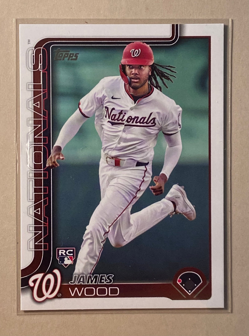 2025 Topps 181 James Wood- Baseball - Series 1 - RC
