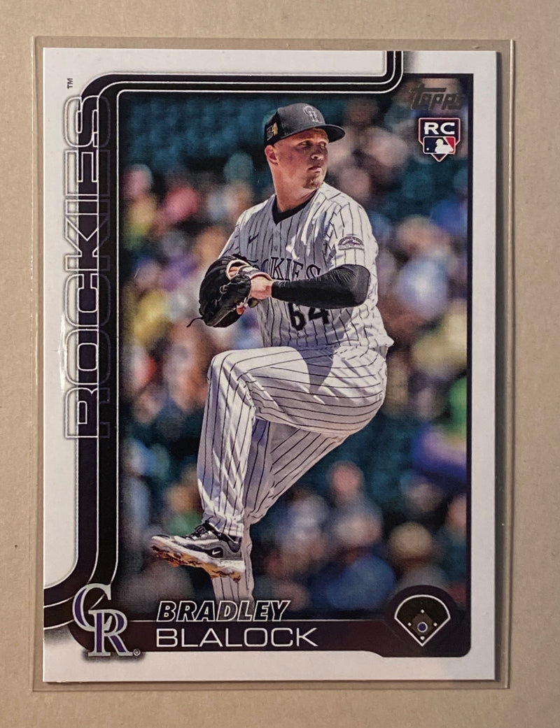 2025 Topps 161 Bradley Blalock- Baseball - Series 1 - RC