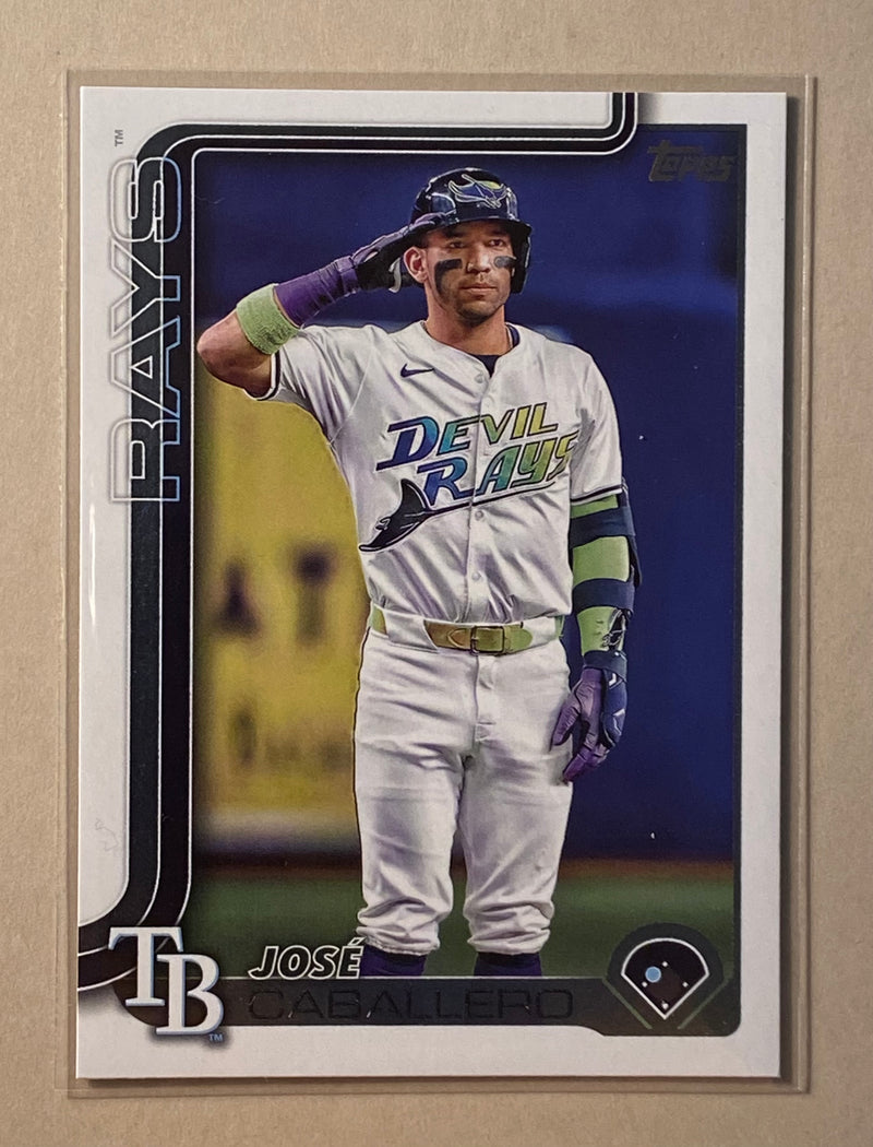 2025 Topps 133 Jose Caballero - Baseball - Series 1
