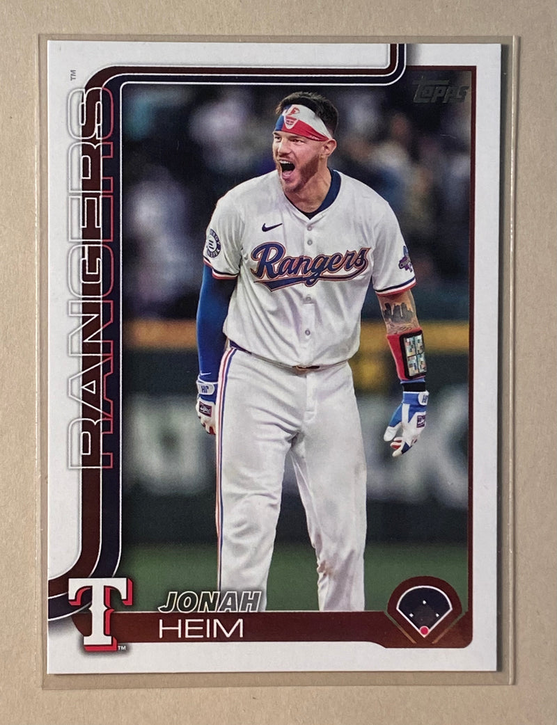 2025 Topps 51 Jonah Heim - Baseball - Series 1