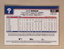 2025 Topps 218 Zack Wheeler - Baseball - Series 1