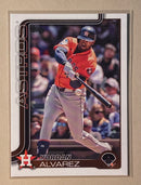 2025 Topps 244 Yordan Alvarez- Baseball - Series 1