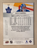 2021-22 Upper Deck 167 Jack Campbell - Hockey