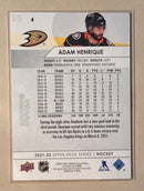 2021-22 Upper Deck  4 Adam Henrique - Hockey