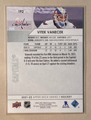 2021-22 Upper Deck 192 Vitek Vanecek - Hockey