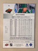 2021-22 Upper Deck 91 Zach Parise - Hockey