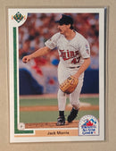 1991 Upper Deck 80F Jack Morris - Baseball - Toronto 91 All-Star Game