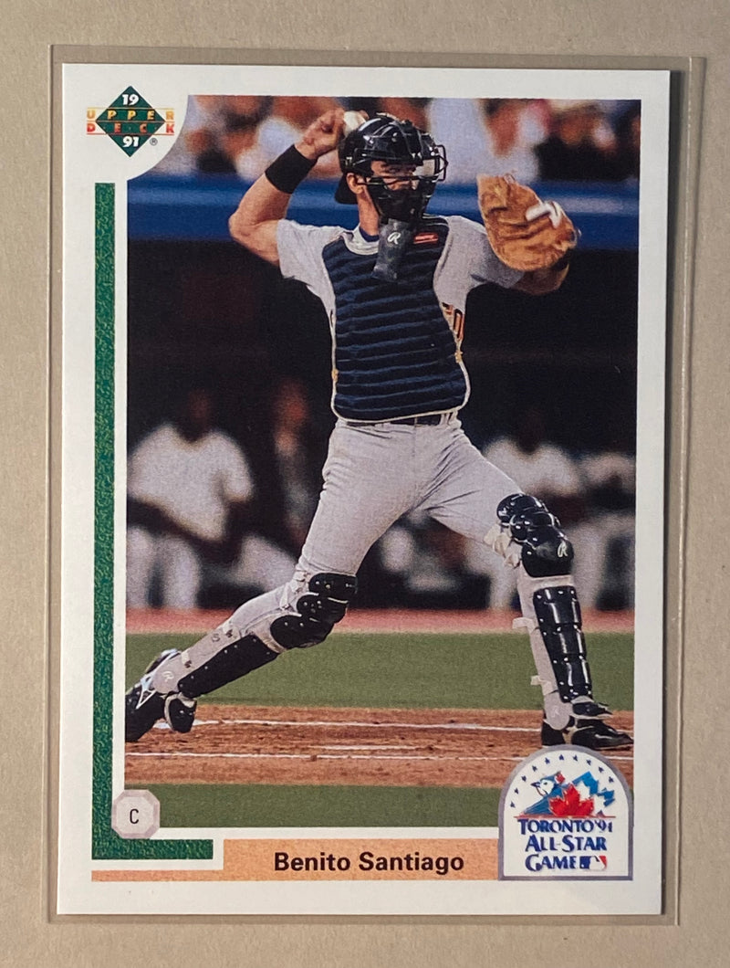 1991 Upper Deck 91F Benito Santiago - Baseball - Toronto 91 All-Star Game