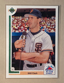 1991 Upper Deck 92F Will Clark - Baseball - Toronto 91 All-Star Game