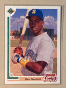 1991 Upper Deck 18F Marc Newfield - Baseball - Minor League Diamond Skills