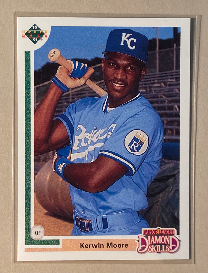 1991 Upper Deck 19F Kerwin Moore - Baseball - Minor League Diamond Skills