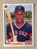 1991 Upper Deck 20F Jeff McNeely - Baseball - Minor League Diamond Skills