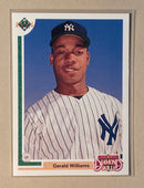 1991 Upper Deck 15F Gerald Williams - Baseball - Minor League Diamond Skills