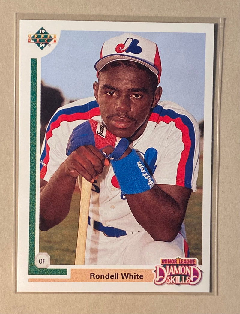 1991 Upper Deck 10F Rondell White - Baseball - Minor League Diamond Skills