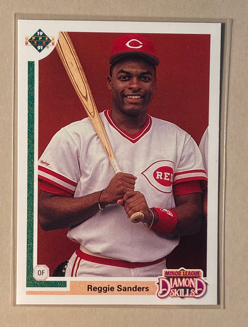1991 Upper Deck 11F Reggie Saunders - Baseball - Minor League Diamond Skills