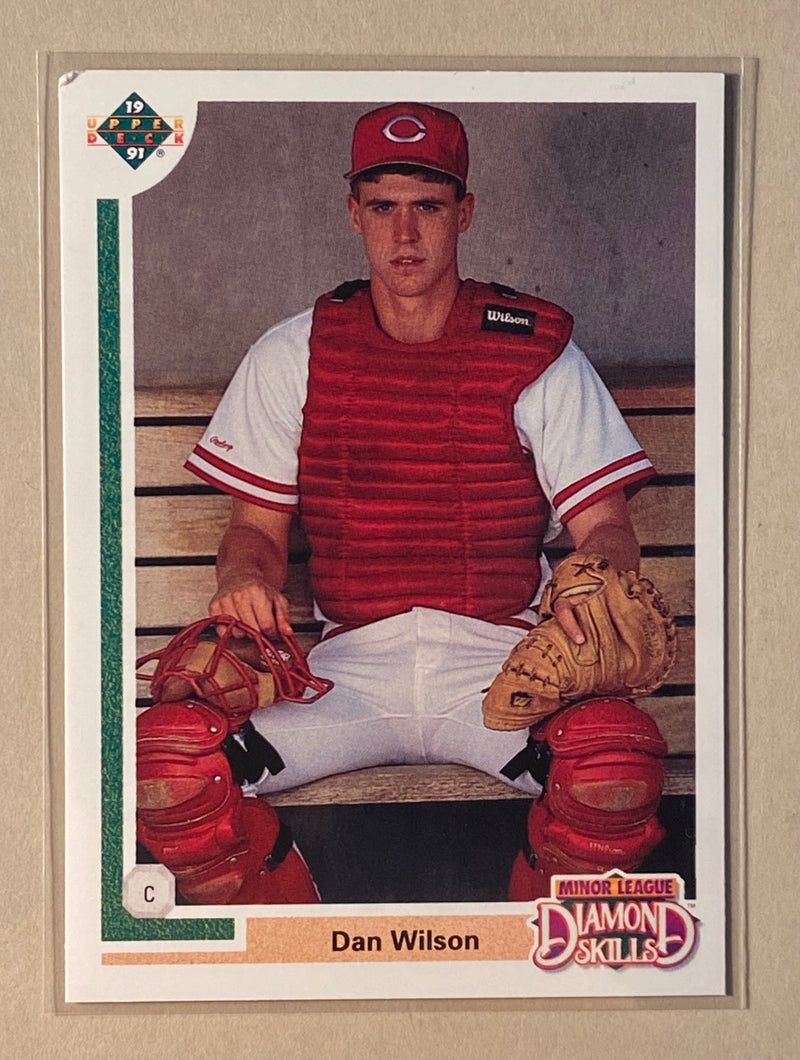 1991 Upper Deck 6F Dan Wilson - Baseball - Minor League Diamond Skills