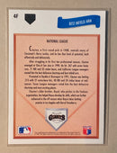 1991 Upper Deck 4F Royce Clayton - Baseball - Minor League Diamond Skills