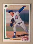1991 Upper Deck 3F Lance Dickson - Baseball - Minor League Diamond Skills