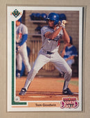 1991 Upper Deck 9F Tom Goodwin - Baseball - Minor League Diamond Skills