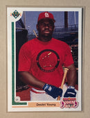 1991 Upper Deck 7F Dmitri Young - Baseball - Minor League Diamond Skills