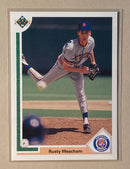 1991 Upper Deck 44F Rusty Meacham - Baseball