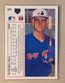 1991 Upper Deck 67F Bret Barberie - Baseball
