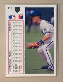 1991 Upper Deck 41F Todd Benzinger - Baseball