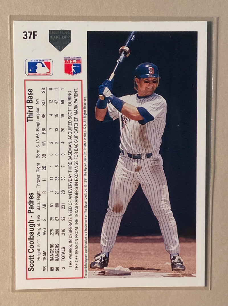 1991 Upper Deck 37F Scott Coolbaugh - Baseball