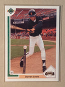 1991 Upper Deck 38F Darren Lewis - Baseball