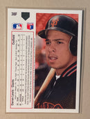 1991 Upper Deck 38F Darren Lewis - Baseball