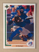 1991 Upper Deck 47F Ed Sprague - Baseball